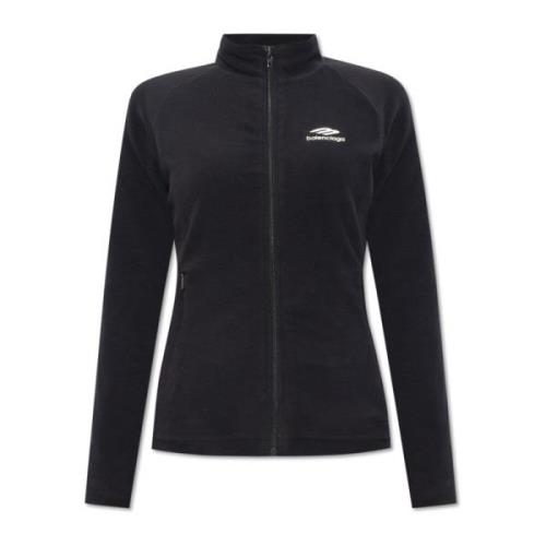 Skiwear collectie fleece sweatshirt Balenciaga , Black , Dames