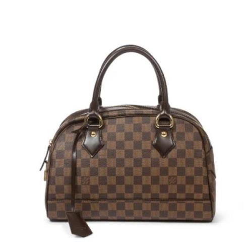 Pre-owned Canvas handbags Louis Vuitton Vintage , Brown , Dames