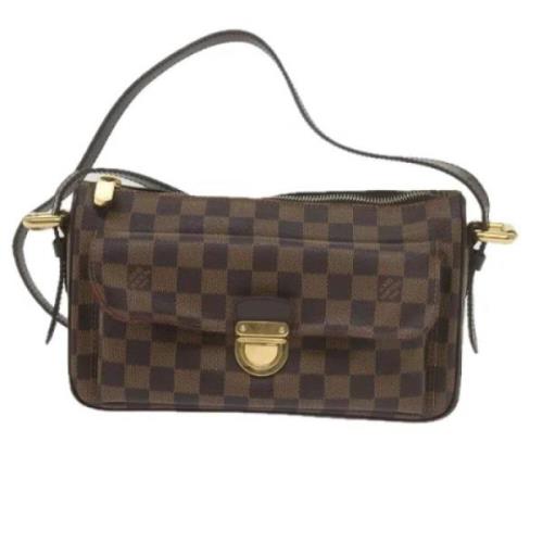 Pre-owned Canvas shoulder-bags Louis Vuitton Vintage , Brown , Dames