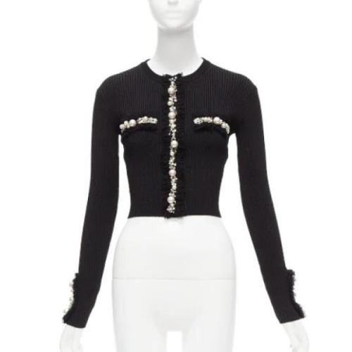 Pre-owned Fabric tops Balmain Pre-owned , Black , Dames