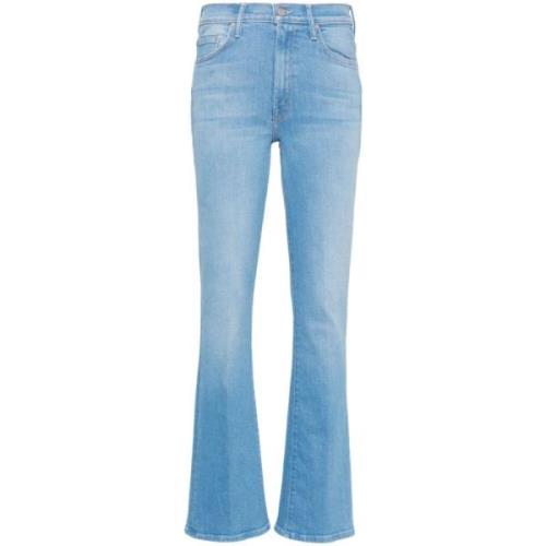 The Outsider Sneak Bootcut Jeans Mother , Blue , Dames