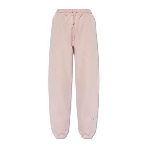 Sweatpants met logo Adidas by Stella McCartney , Pink , Dames