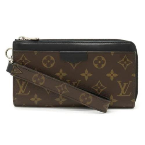 Pre-owned Leather wallets Louis Vuitton Vintage , Brown , Dames