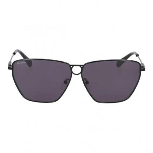 Pre-owned Fabric sunglasses Salvatore Ferragamo Pre-owned , Black , Da...