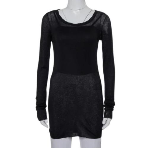 Pre-owned Fabric tops Rick Owens Pre-owned , Black , Dames