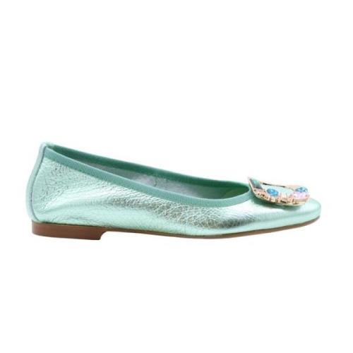 Stijlvolle Ballerina's voor Vrouwen E mia , Green , Dames