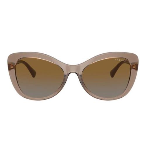 Trendy en elegante gepolariseerde zonnebril Vogue , Brown , Dames