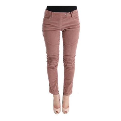 Bruine Capri Broek Ermanno Scervino , Pink , Dames