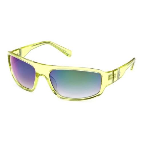 Shiny Yellow/Smoke Sunglasses Guess , Yellow , Unisex