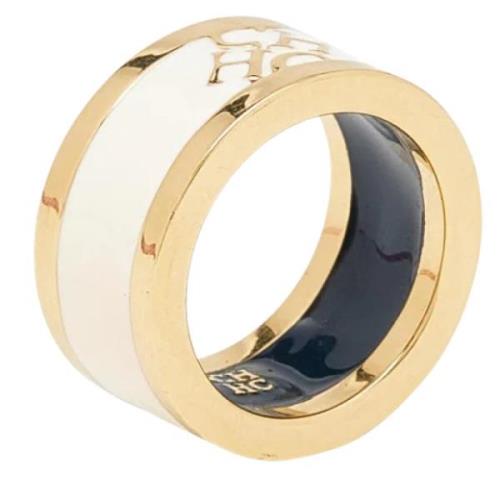 Pre-owned Plastic rings Carolina Herrera Pre-owned , Beige , Dames