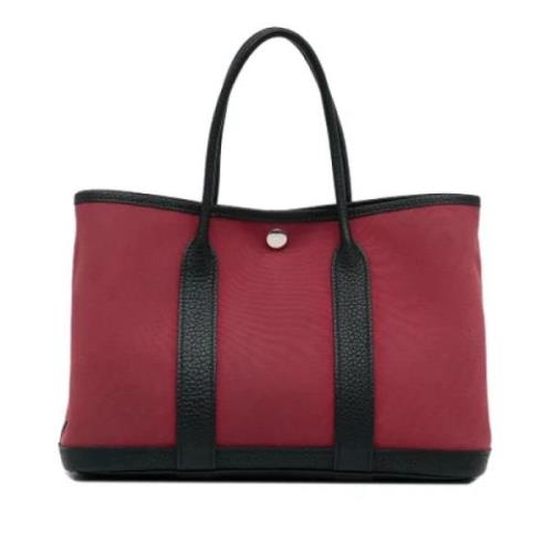 Pre-owned Leather handbags Hermès Vintage , Red , Dames