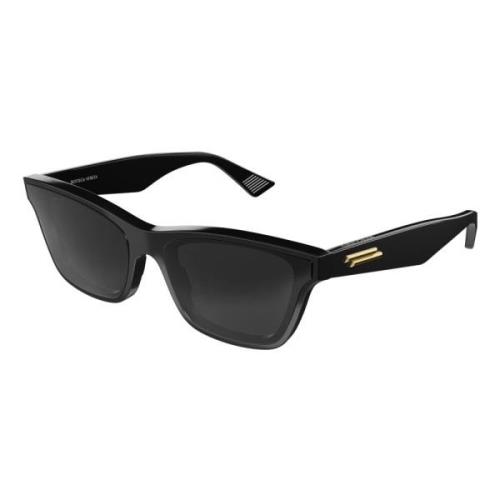 Black/Grey Sunglasses Bottega Veneta , Black , Unisex