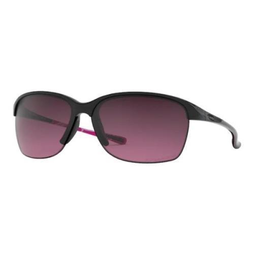 Unstoppable Zonnebril in Gepolijst Zwart/Roze Getint Oakley , Black , ...