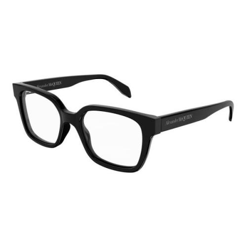 Black Eyewear Frames Alexander McQueen , Black , Unisex