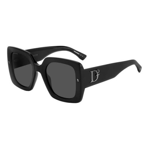 Black/Grey Sunglasses Dsquared2 , Black , Dames