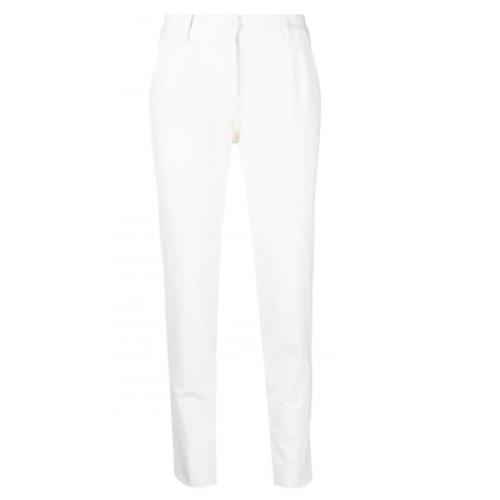 Witte Geknipte Getailleerde Broek Dolce & Gabbana , White , Dames