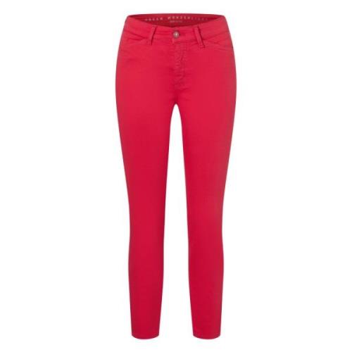 Lichte Denim Cropped Jeans MAC , Red , Dames