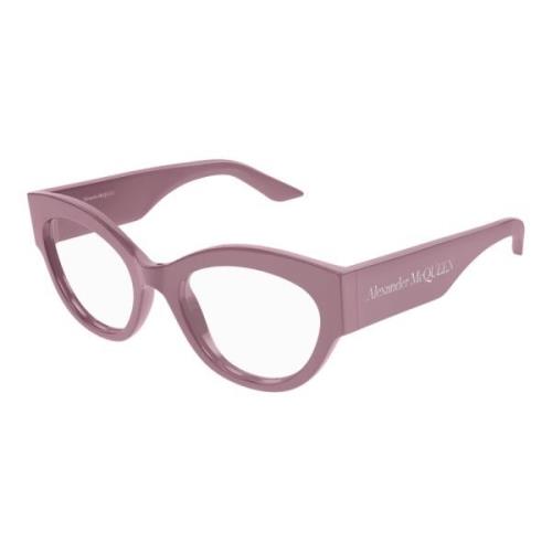 Roze Zonnebril Montuur Alexander McQueen , Pink , Dames