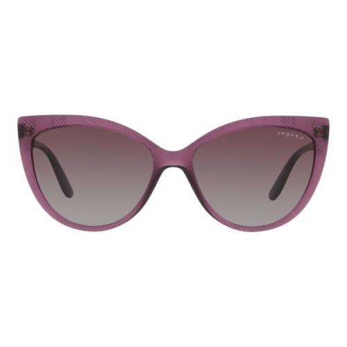 Transparent Violet/Grey Violet Sunglasses Vogue , Multicolor , Dames