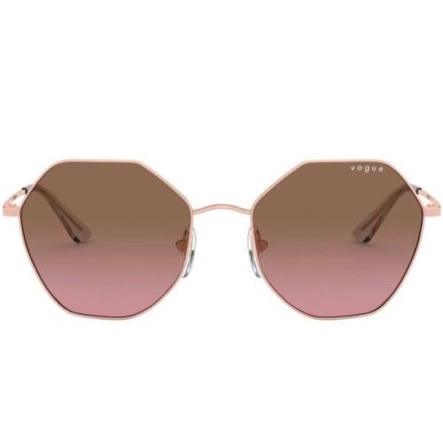 Pink Brown Shaded Sunglasses Vogue , Pink , Dames