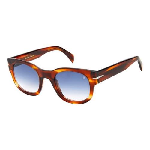 DB 7045/S Sunglasses in Brown Horn/Blue Shaded Eyewear by David Beckha...