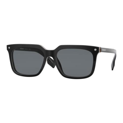 Carnaby Sunglasses Black/Grey Burberry , Black , Heren