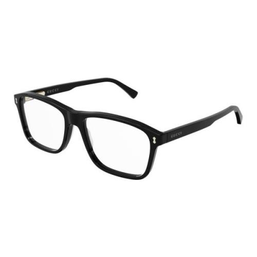 Zwarte brillenframes Gucci , Black , Unisex