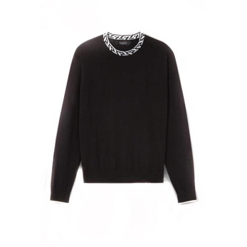 Stijlvolle Sweaters Versace , Black , Heren