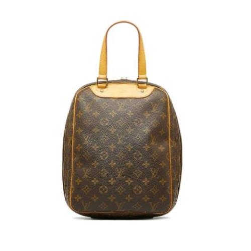 Pre-owned Canvas handbags Louis Vuitton Vintage , Brown , Dames