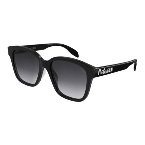 Black/Grey Shaded Sunglasses Alexander McQueen , Multicolor , Dames
