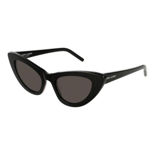 Lily SL 213 Sunglasses Black/Grey Saint Laurent , Black , Dames