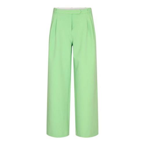 Wide Trousers Designers Remix , Green , Dames