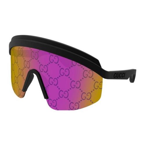 Fashion Show Sunglasses - Black/Pink Logo Gucci , Multicolor , Dames