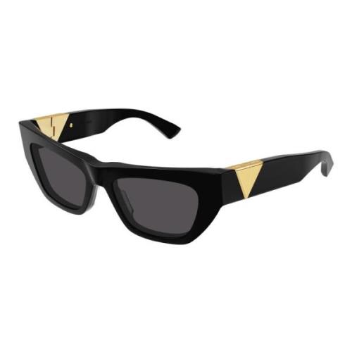 Black/Grey Sunglasses Bottega Veneta , Black , Dames