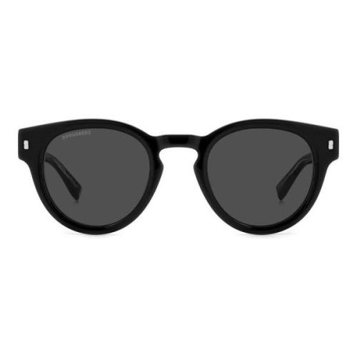 Black/Grey Sunglasses Dsquared2 , Black , Heren