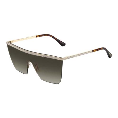 Gold/Brown Shaded Sunglasses Leah/S Jimmy Choo , Yellow , Dames