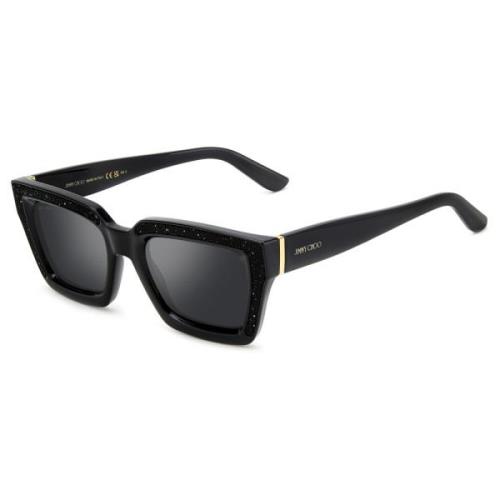 Black/Grey Sunglasses Megs/S Jimmy Choo , Black , Dames