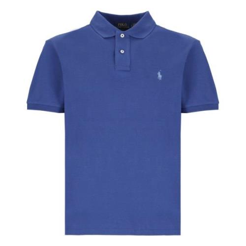 Blauw Katoenen Poloshirt met Pony Ralph Lauren , Blue , Heren