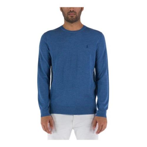 Wollen Crew Neck Sweater Ralph Lauren , Blue , Heren