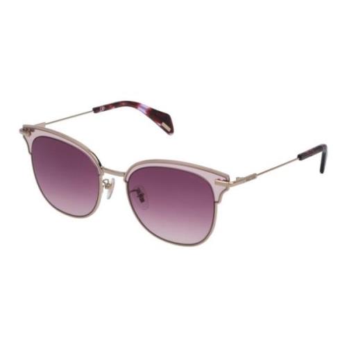 Shine 1 Spl622 Zonnebril Rose Goud/Violet Police , Pink , Unisex