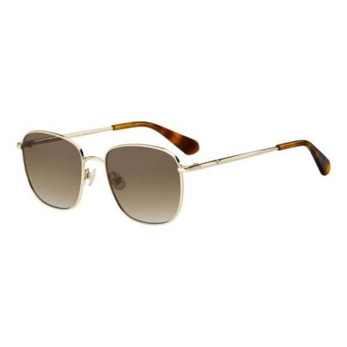 Gold/Brown Shaded Sunglasses Kiyah/S Kate Spade , White , Dames