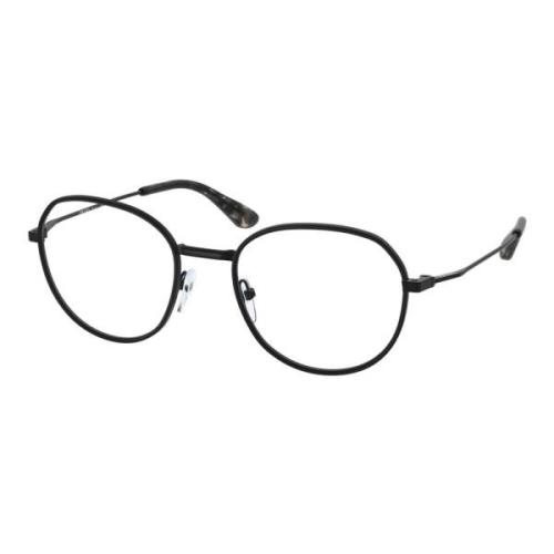 Matte Black Eyewear Frames Prada , Black , Unisex