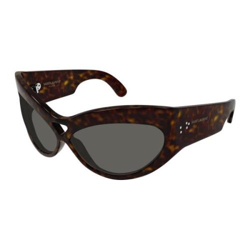Havana/Grey Sunglasses SL 75 Saint Laurent , Brown , Dames