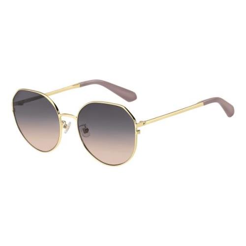 Pale Gold/Grey Brown Sunglasses Carlita Kate Spade , Yellow , Dames