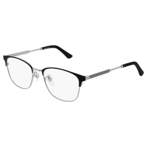 Zwarte Ruthenium Brillen Gucci , Black , Unisex