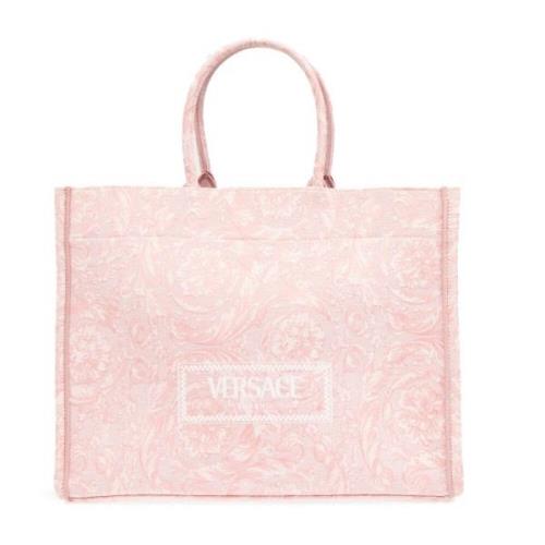 Athena shopper tas Versace , Pink , Heren