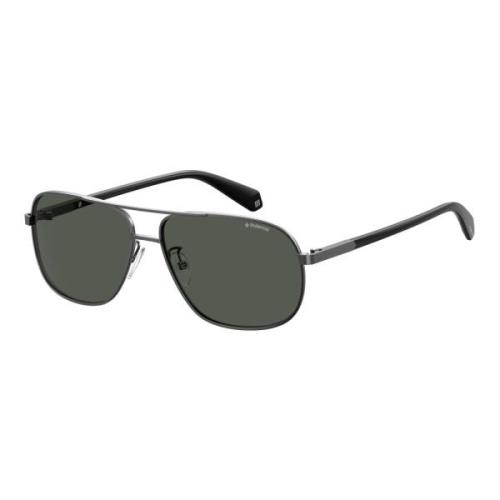 Ruthenium/Grey Sunglasses Polaroid , Gray , Heren