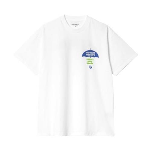 Wit Covers T-Shirt Carhartt Wip , White , Heren