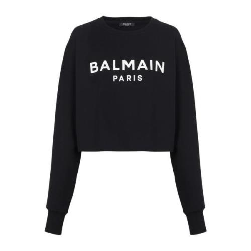 Paris sweatshirt Balmain , Black , Dames