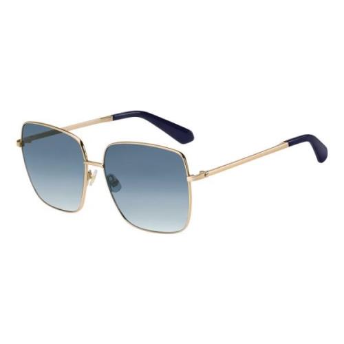 Rose Gold/Blue Shaded Sunglasses Fenton Kate Spade , Yellow , Dames